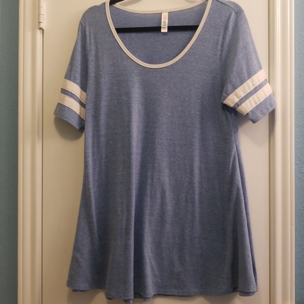 Lularoe Sport Stripe Perfect Tee